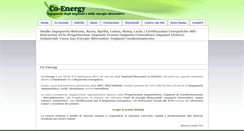 Desktop Screenshot of co-energy.it